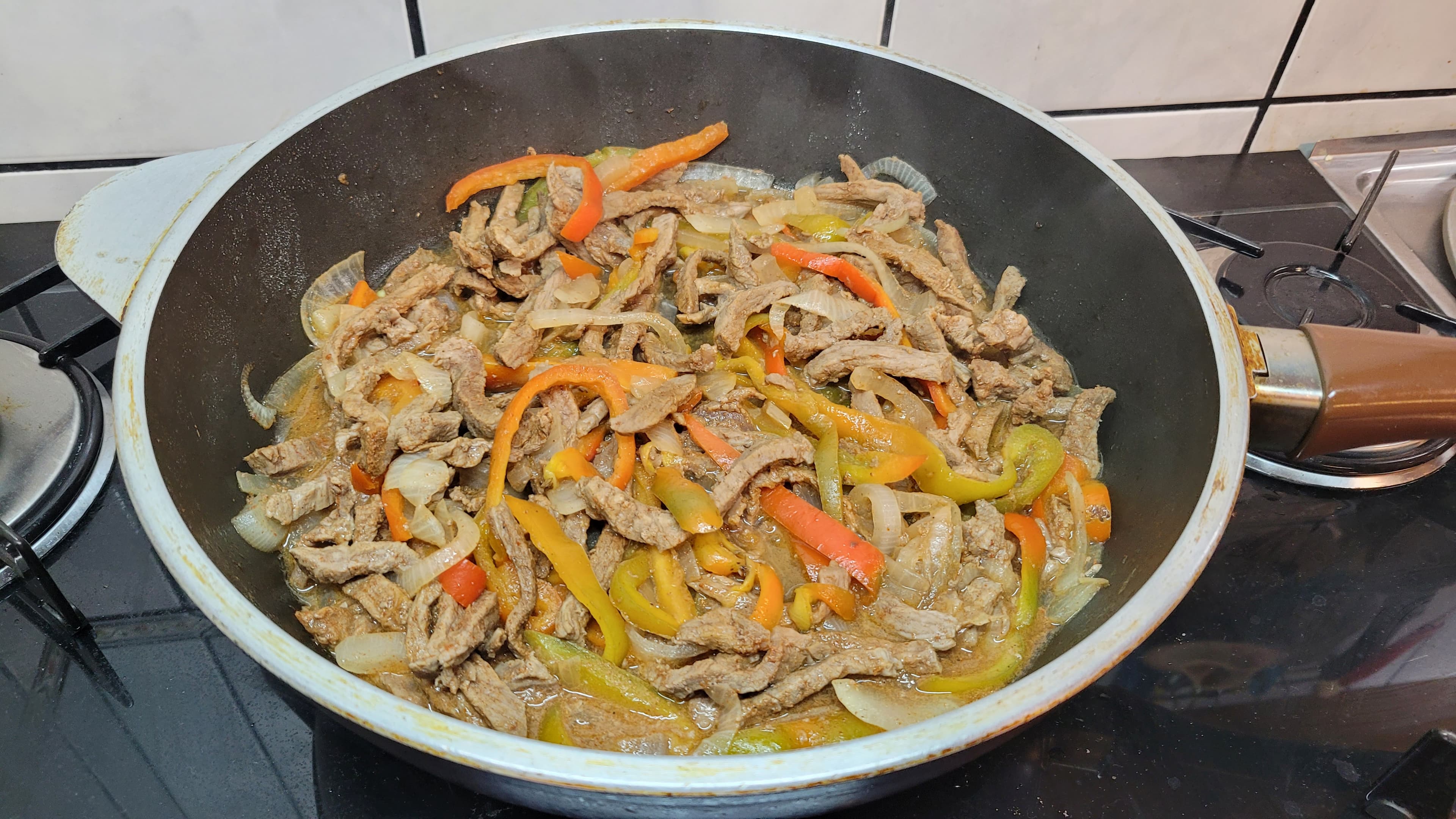 Fajitas texanas de carne